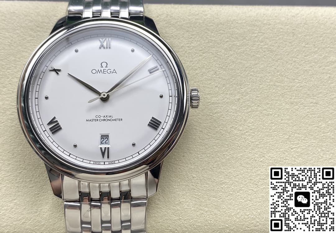 Omega De Ville series 434.10.40.20.02.001 KZ factory white dial