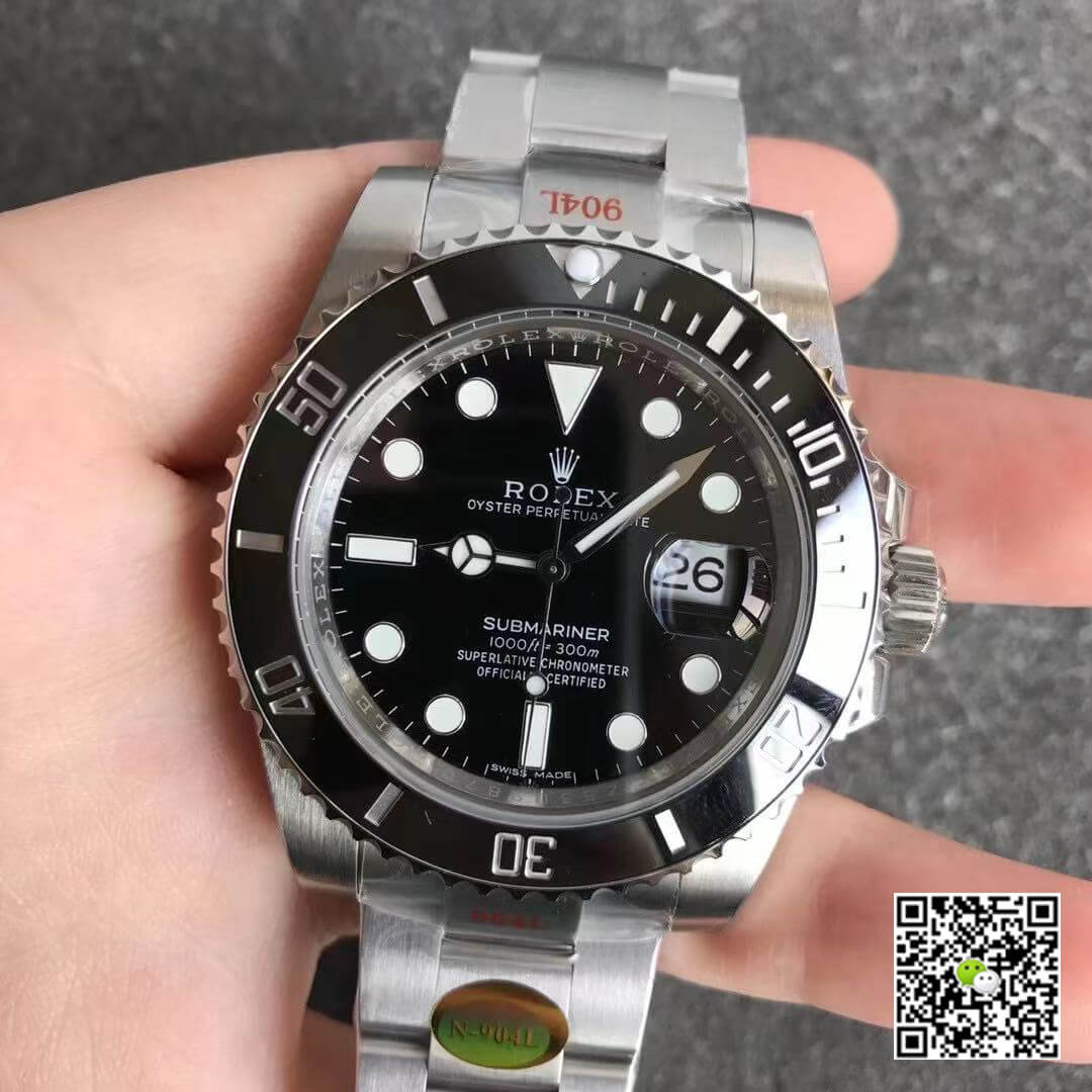 Rolex Submariner 116610LN Noob Factory V12 Black Dial