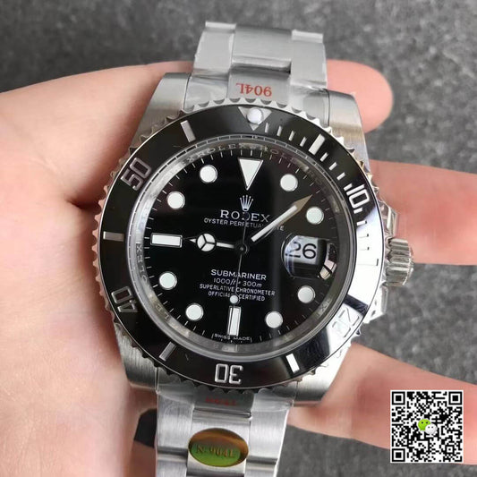 Rolex Submariner 116610LN Noob Factory V12 Black Dial