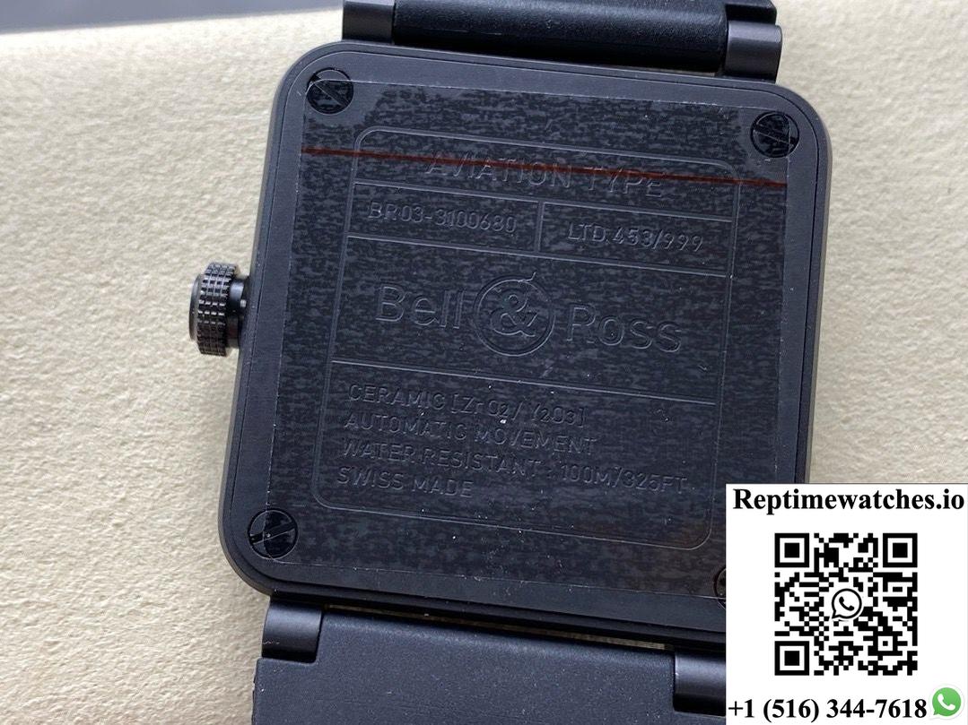 Bell & Ross Instruments Br03A-D-Lm-Ce-Srb M+ Factory Ceramic Case-Rep Time Watches