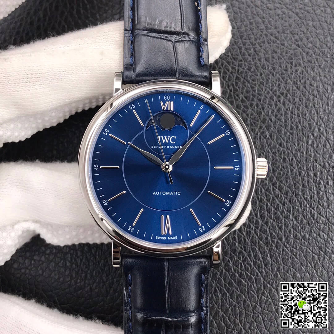 IWC Portofino Moon Phase IW459402 MKS Factory Blue Dial
