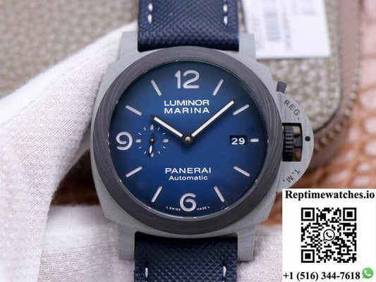 Panerai Luminor Pam1663 Vs Factory Carbon Fiber Case-Rep Time Watches