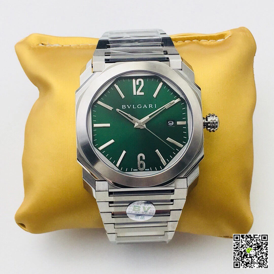 Bvlgari OCTO SOLOTEMPO 101963 BGOP41BGLD BV Factory Green Dial