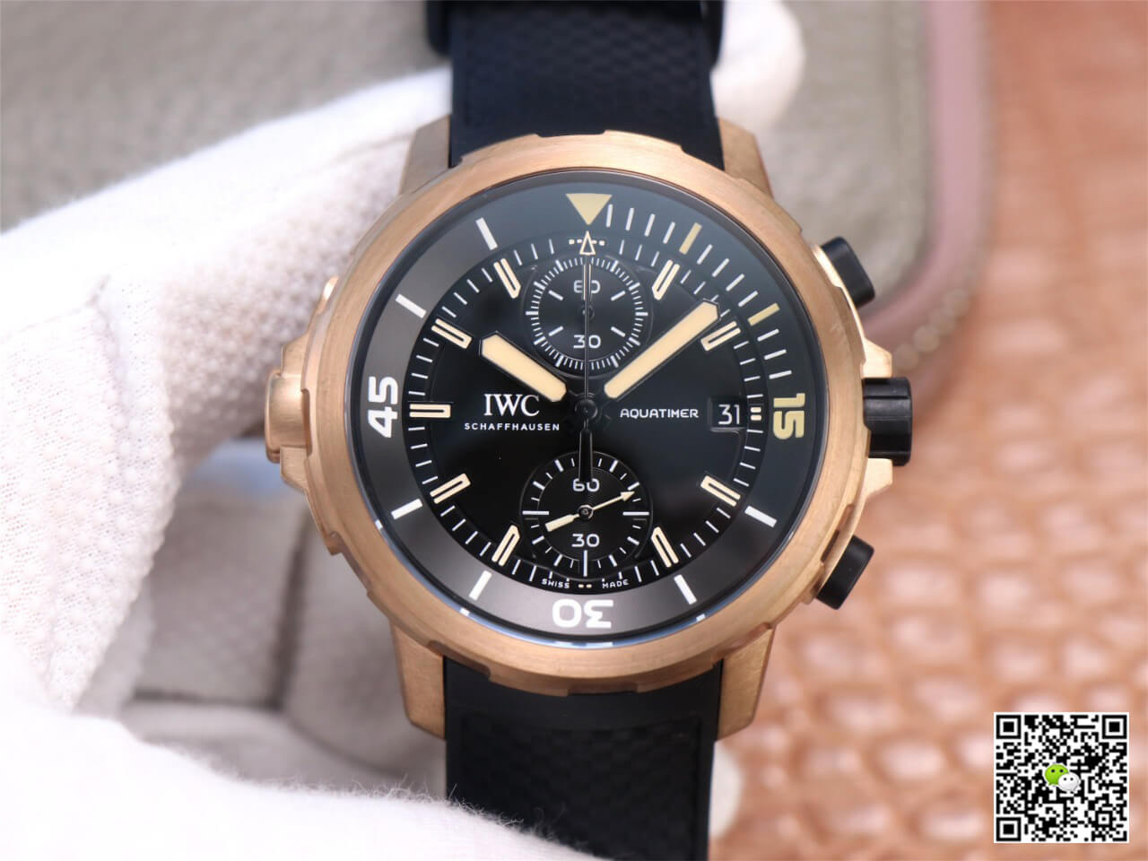 IWC Aquatimer IW379503 Darwin Adventure Tour Special Edition V6 Factory Black Dial