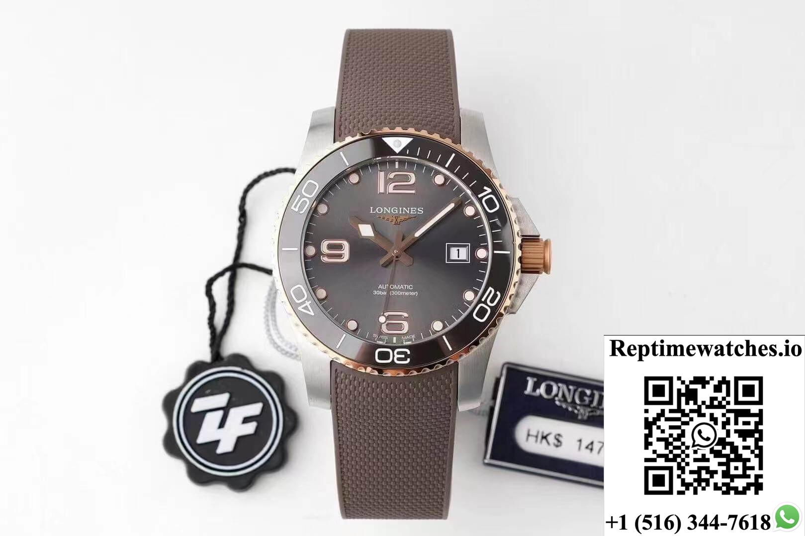 Longines Concas L3.781.3.78.9 Zf Factory Grey Dial-Rep Time Watches