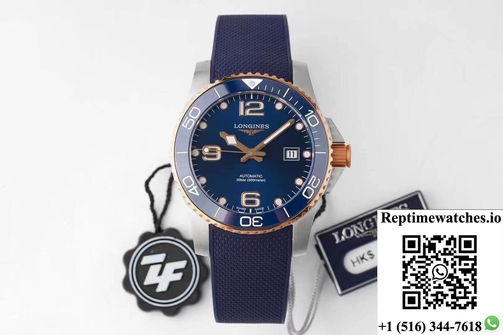 Longines Concas L3.781.3.98.9 Zf Factory Blue Dial-Rep Time Watches