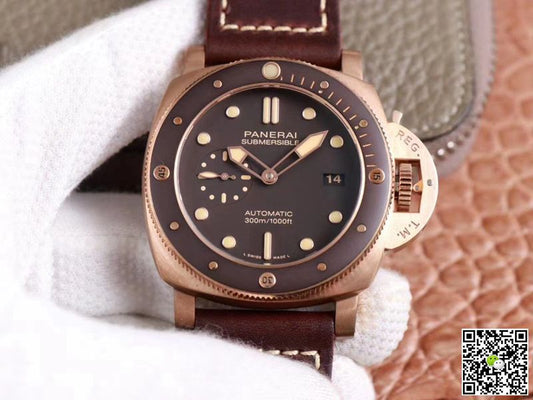 Panerai Submersible PAM00968 King of Bronze VS Factory Brown Dial