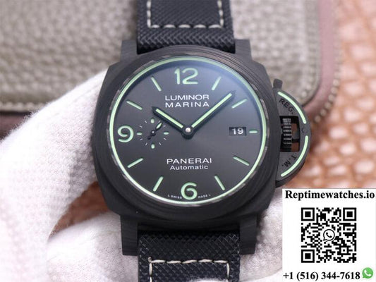 Panerai Luminor Pam1118 Vs Factory Carbon Fiber Case-Rep Time Watches