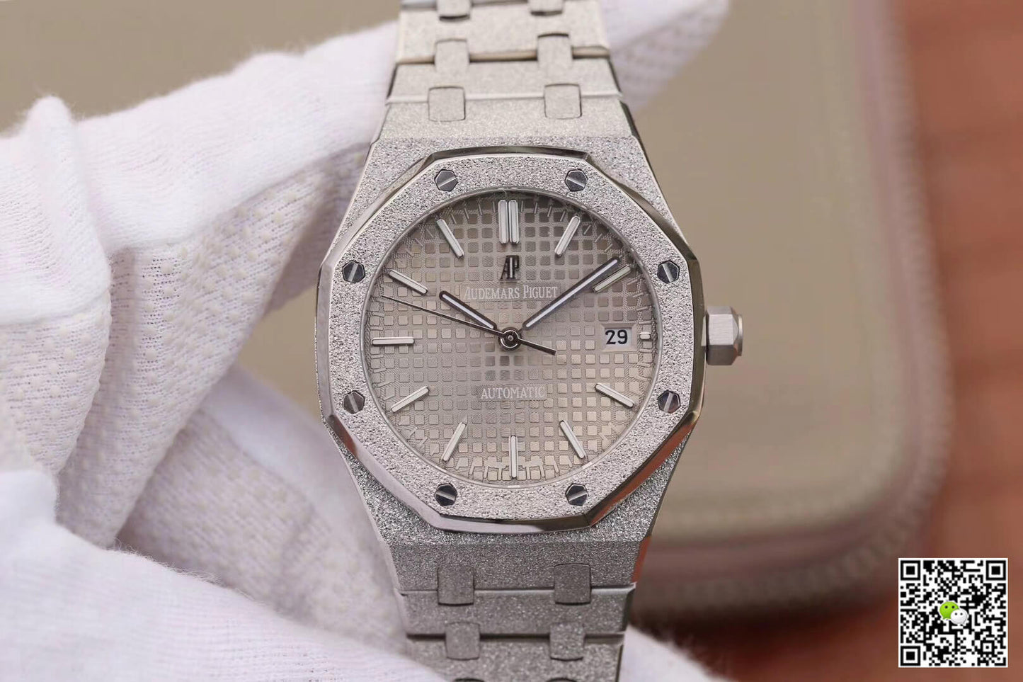 Audemars Piguet Royal Oak 15454BC.GG.1259BC.01 JH Factory Rhodium Dial