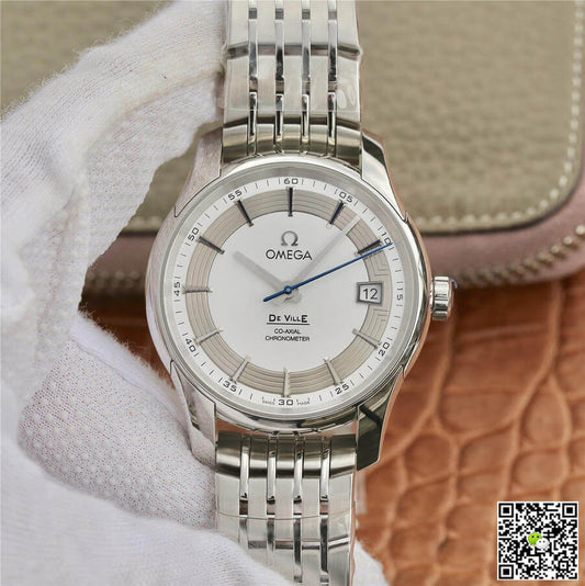 Omega De Ville 431.30.41.21.02.001 VS Factory Silver Dial Stainless Steel Strap