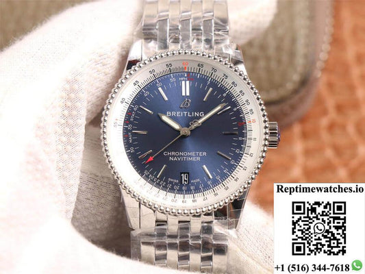Breitling Navitimer Automatic 38 A17325211C1A1 Kor Factory Blue Dial-Rep Time Watches
