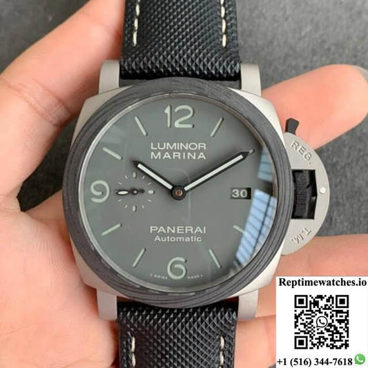 Panerai Luminor Pam1662 Vs Factory Carbon Fiber Anthracite Dial-Rep Time Watches