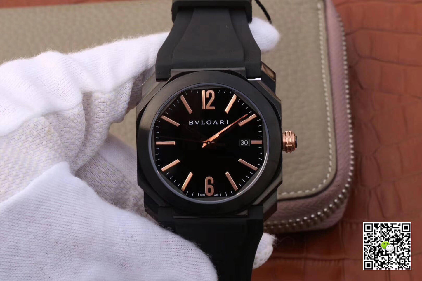 Bvlgari Octo 102581 BGO41BBSVD Black Dial