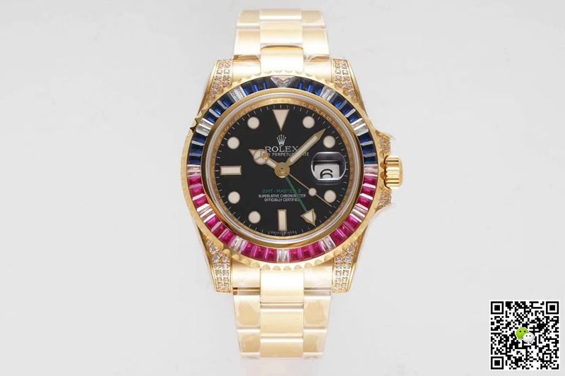 Rolex GMT Master II 116758 SAru-78208 ROF Factory Black Dial