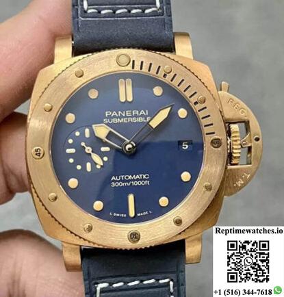 Panerai Submersible Pam01074 Vs Factory Blue Dial-Rep Time Watches