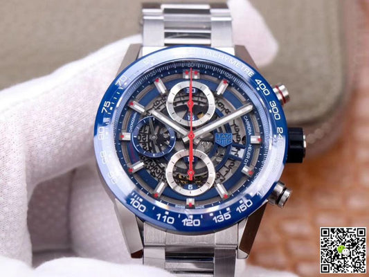 Tag Heuer Carrera Calibre Heuer 01 CAR201T.BA0766 Chronograph XF Factory Blue Dial