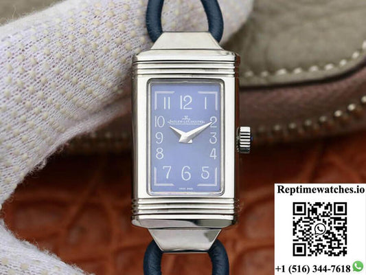 Jaeger-Lecoultre Reverso 326858J Mg Factory Blue Dial-Rep Time Watches