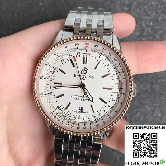 Breitling Navitimer 1 U17326211G1A1 V7 Factory White Dial-Rep Time Watches