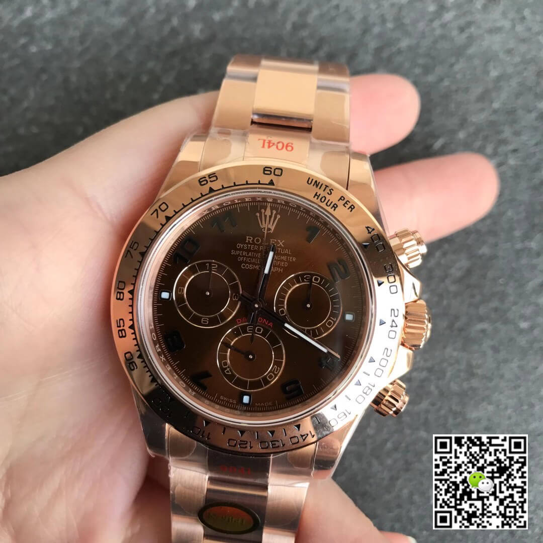 Rolex Daytona m116505-0011 Noob Factory Brown Dial