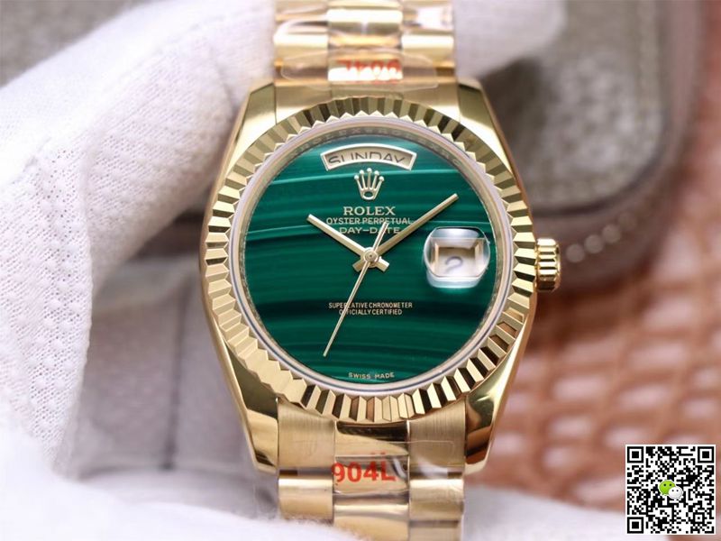 Rolex Day Date President 18238 Malachite Green Dial