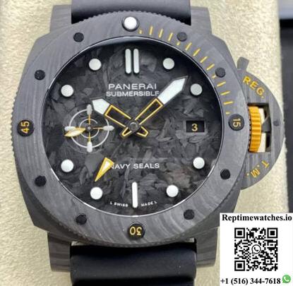 Panerai Submersible Pam1324 Vs Factory Carbon Fiber Dial-Rep Time Watches