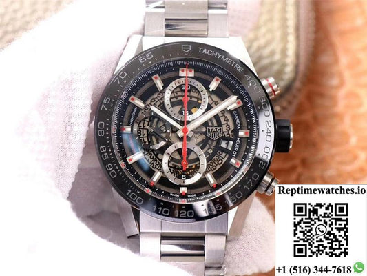 Tag Heuer Carrera Car2A1W.Ba0703 Xf Factory Black Dial-Rep Time Watches