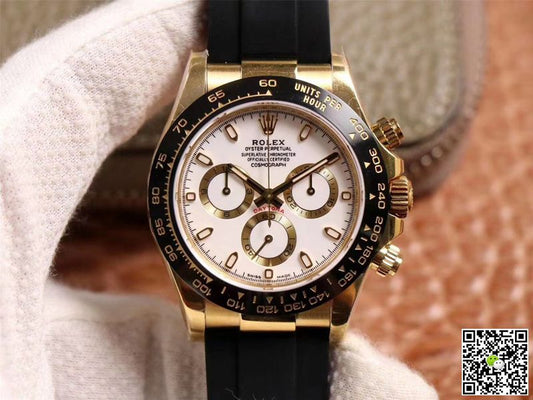 Rolex Daytona M116518LN-0041 Noob Factory White Dial 4130 Movement