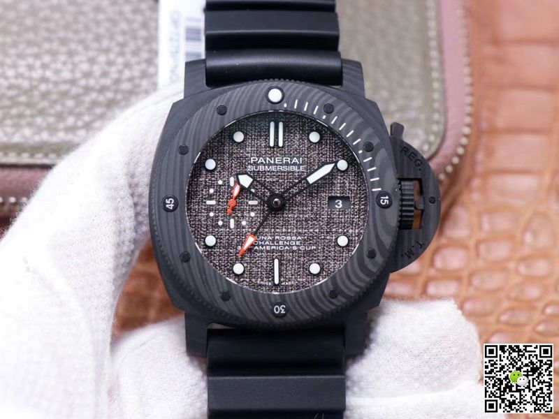 Panerai Submersible Luna Rossa PAM01039 VS Factory Black Carbon
