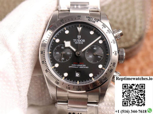 Tudor Heritage Black Bay M79350-0004 Tw Factory Stainless Steel Strap-Rep Time Watches