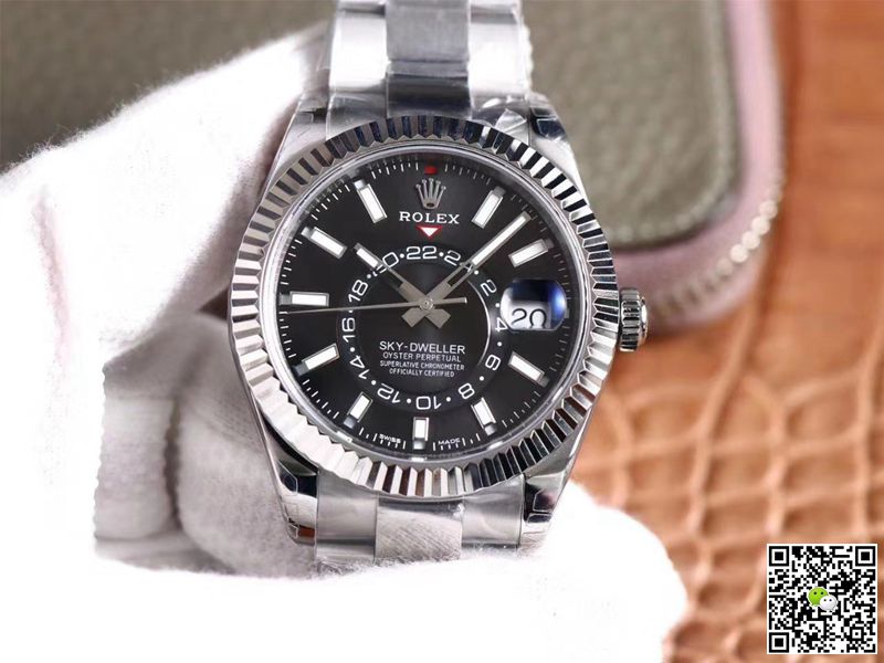 Rolex Sky Dweller M326934-0005 Noob Factory Black Dial