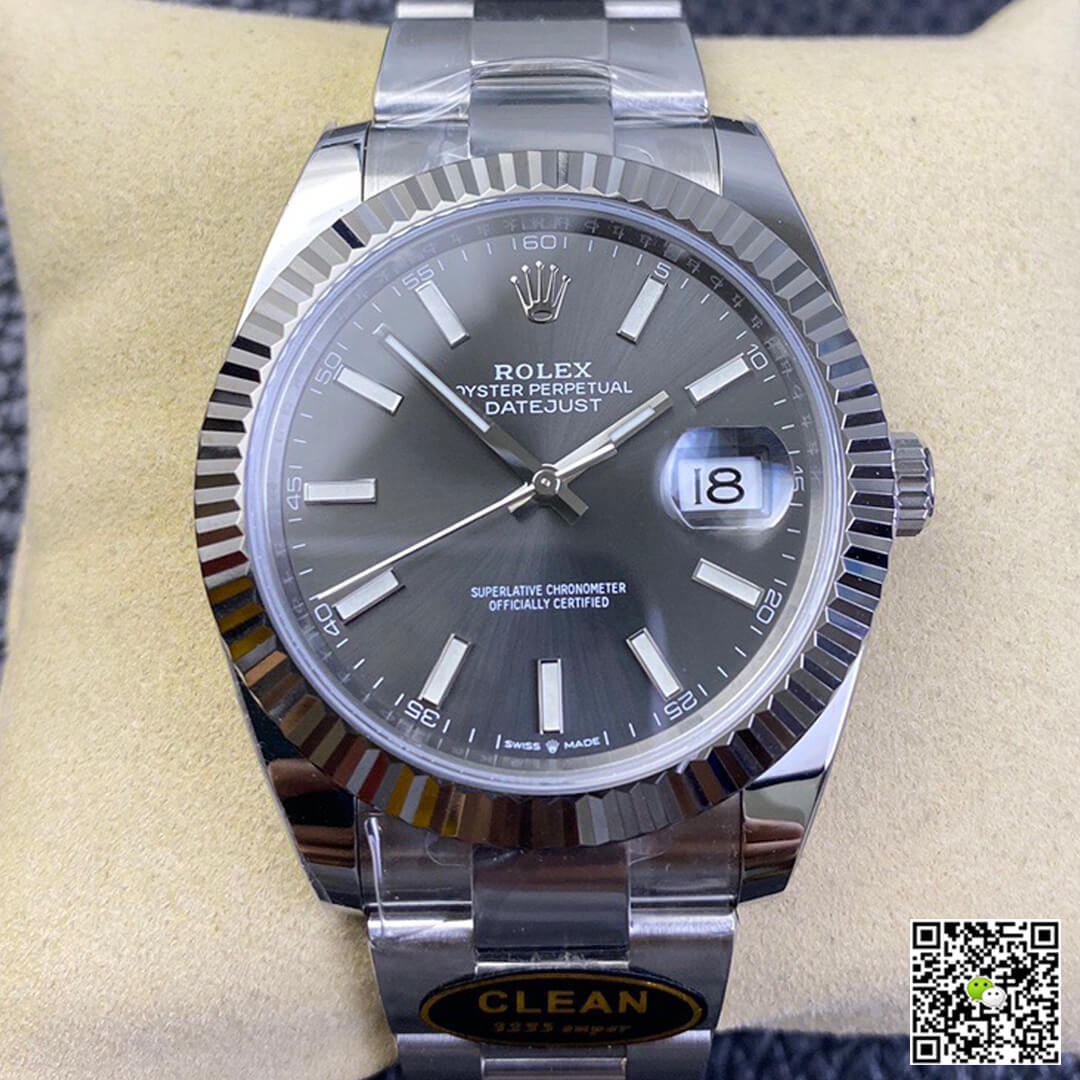 Rolex Datejust M126334-0013 Clean Factory Grey Dial