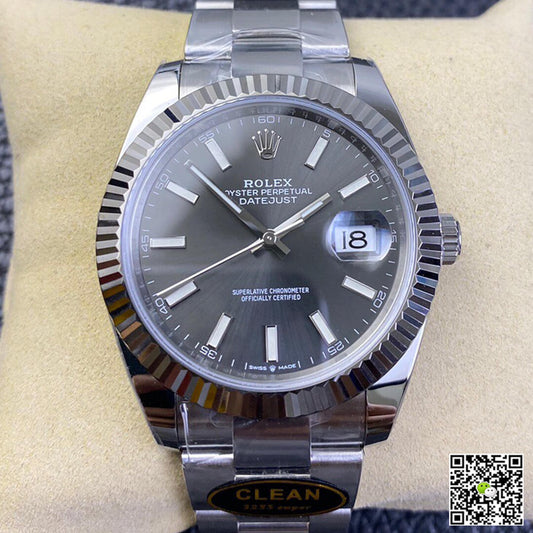Rolex Datejust M126334-0013 Clean Factory Grey Dial