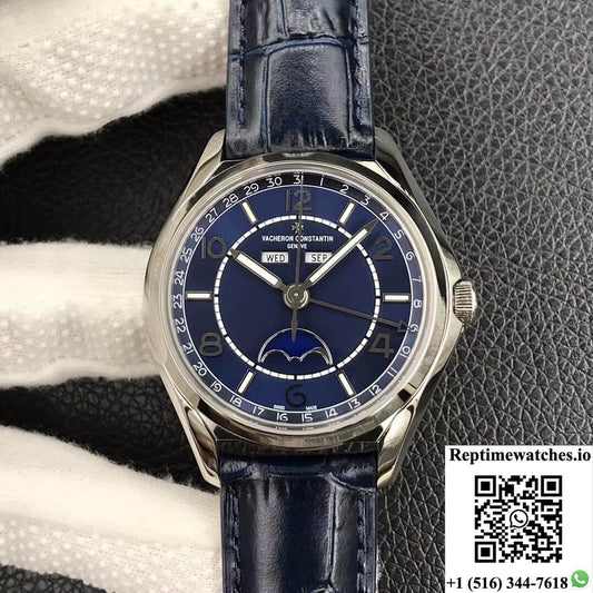 Vacheron Constantin Fiftysix Day-Date 4000E/000A-B548 Zf Factory Blue Dial-Rep Time Watches