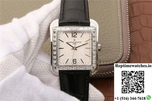 Vacheron Constantin Historiques 86300 Gs Factory Silver White Dial-Rep Time Watches