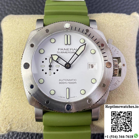 Sbf Panerai Submersible Pam01226 Vs Factory Green Strap-Rep Time Watches
