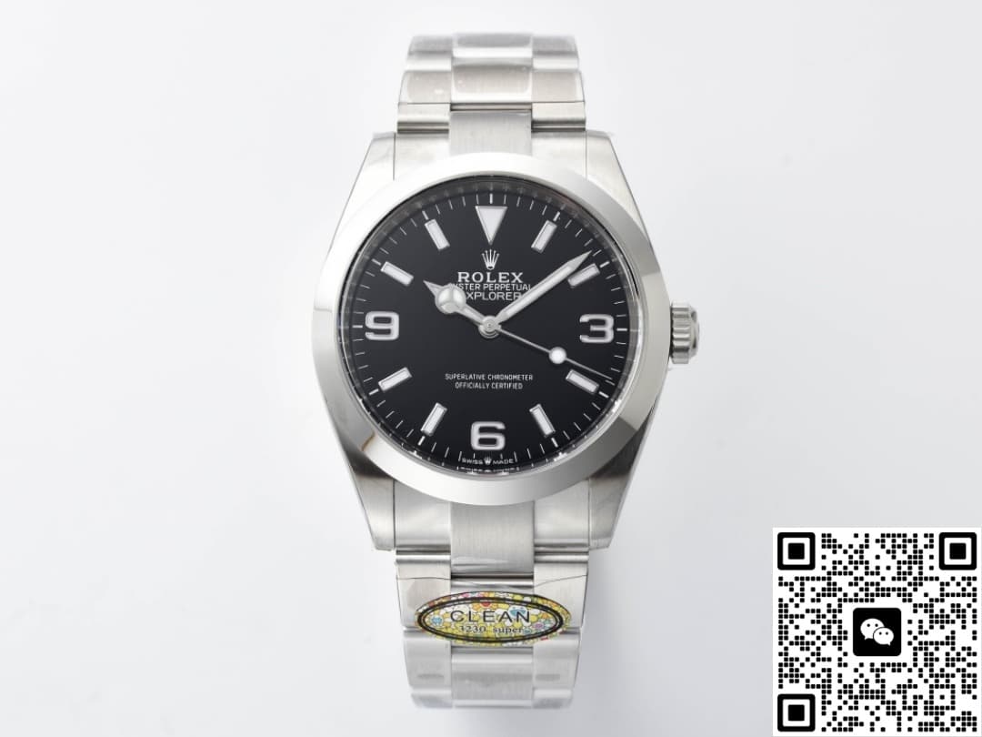 Rolex Explorer 114270-78690 Clean Factory Black Dial
