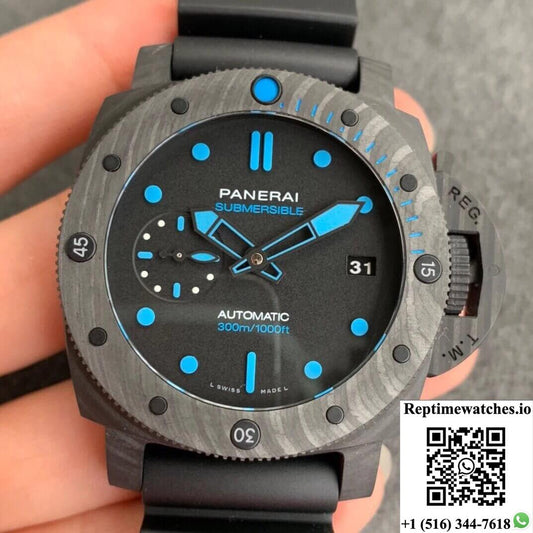 Panerai Submersible Pam00960 Vs Factory Carbon Fiber Case-Rep Time Watches