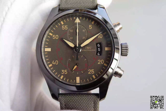 IWC Pilot IW388002 V6 Factory Charcoal Gray Dial