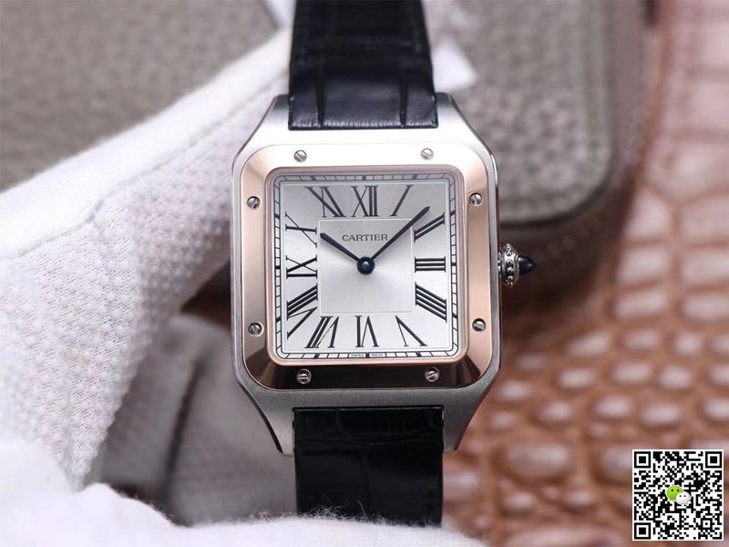 Cartier Santos Dumont W2SA0017 F1 Factory Silver Dial