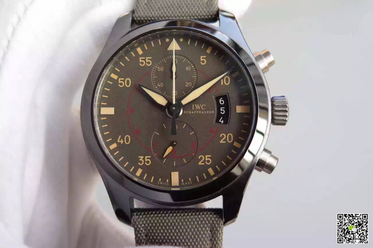 IWC Pilot IW388002 V6 Factory Charcoal Gray Dial