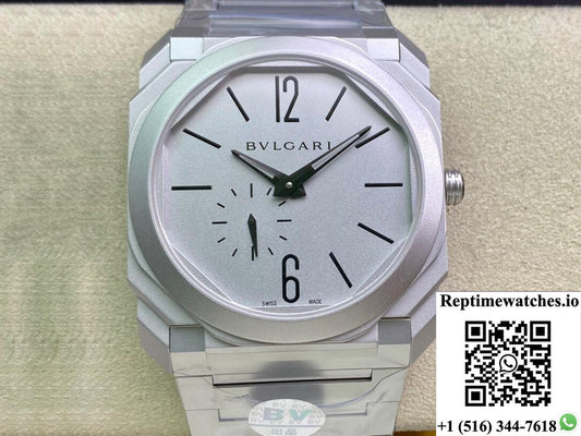 Bvlgari Octo Finissimo 103011 40Mm Bv Factory Silver Dial-Rep Time Watches