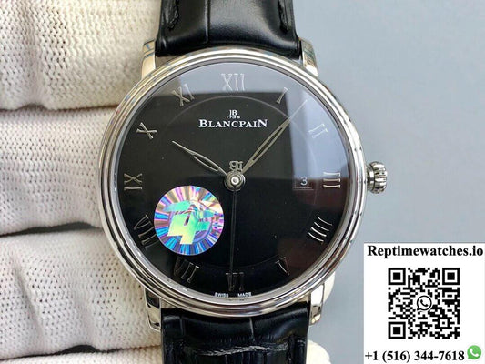 Blancpain Villeret 6551-1127-55B Zf Factory Black Dial-Rep Time Watches