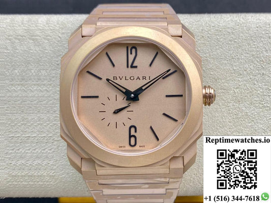 Bvlgari Octo Finissimo 102912 40Mm Bv Factory Gold Dial-Rep Time Watches