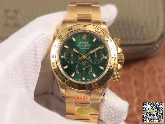 Rolex Daytona M116508-0013 Noob Factory Green Dial 4130 Movement