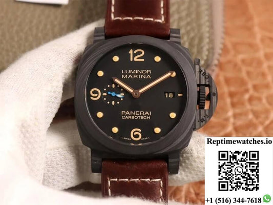 Panerai Luminor 1950 Pam00661 Vs Factory Carbon Fiber Case-Rep Time Watches