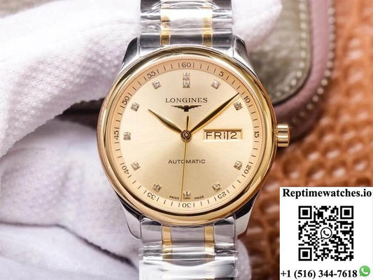 Longines Master Collection L2.755.5.37.7 Ky Factory Gold Dial-Rep Time Watches