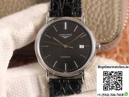 Longines Presence L4.921.4.52.2 Ky Factory Black Dial-Rep Time Watches