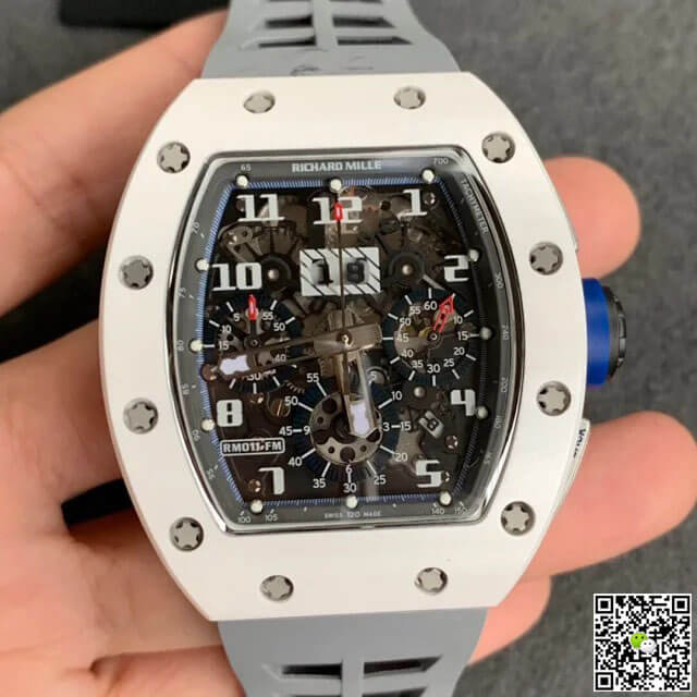 Richard Mille RM-011 KV Factory White Ceramic Case