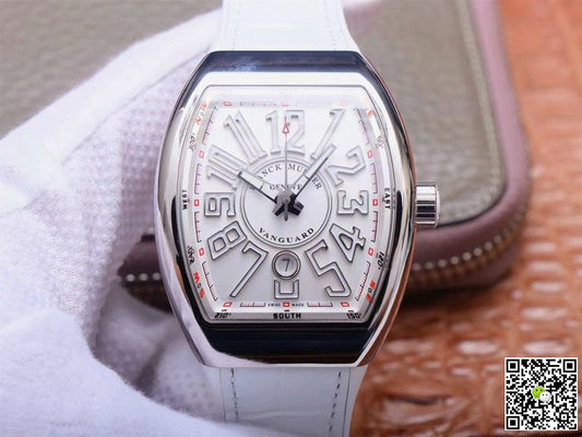 Franck Muller Vanguard V 45 SC DT 5N BC ZF Factory White Dial