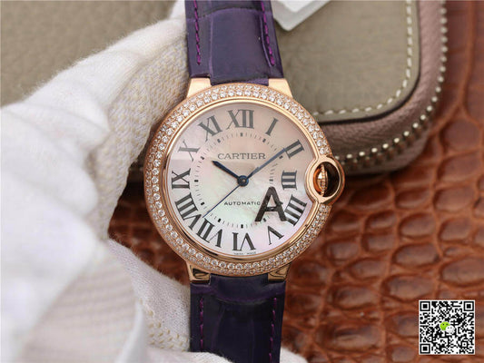 Ballon Bleu De Cartier WE902066 V6 Factory V4 Rose Gold